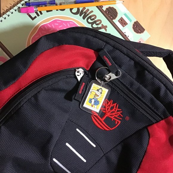 Lewis and Clark Keychain - Recycled Postage Stamp - Picture 5 of 7